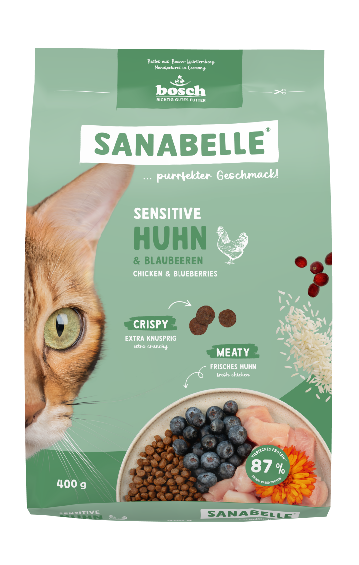 Sanabelle Katzen-Trockenfutter Sensitive Huhn